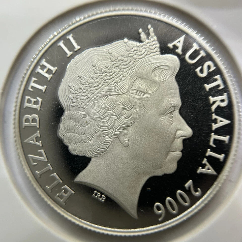2006 Round Fifty 50 Cent Coin - Silver Ex Proof Set - Elizabeth II Australia