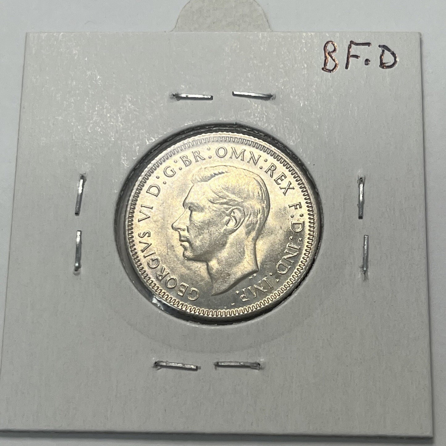 1943 s Shilling Coin - Choice Uncirculated ChUNC - Silver Predecimal George VI