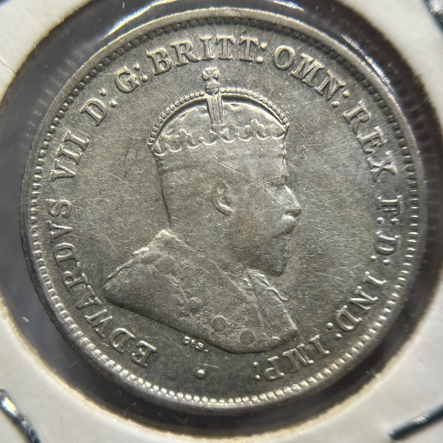 1910 Sixpence Coin - Very Fine - Silver Predecimal Edward VII