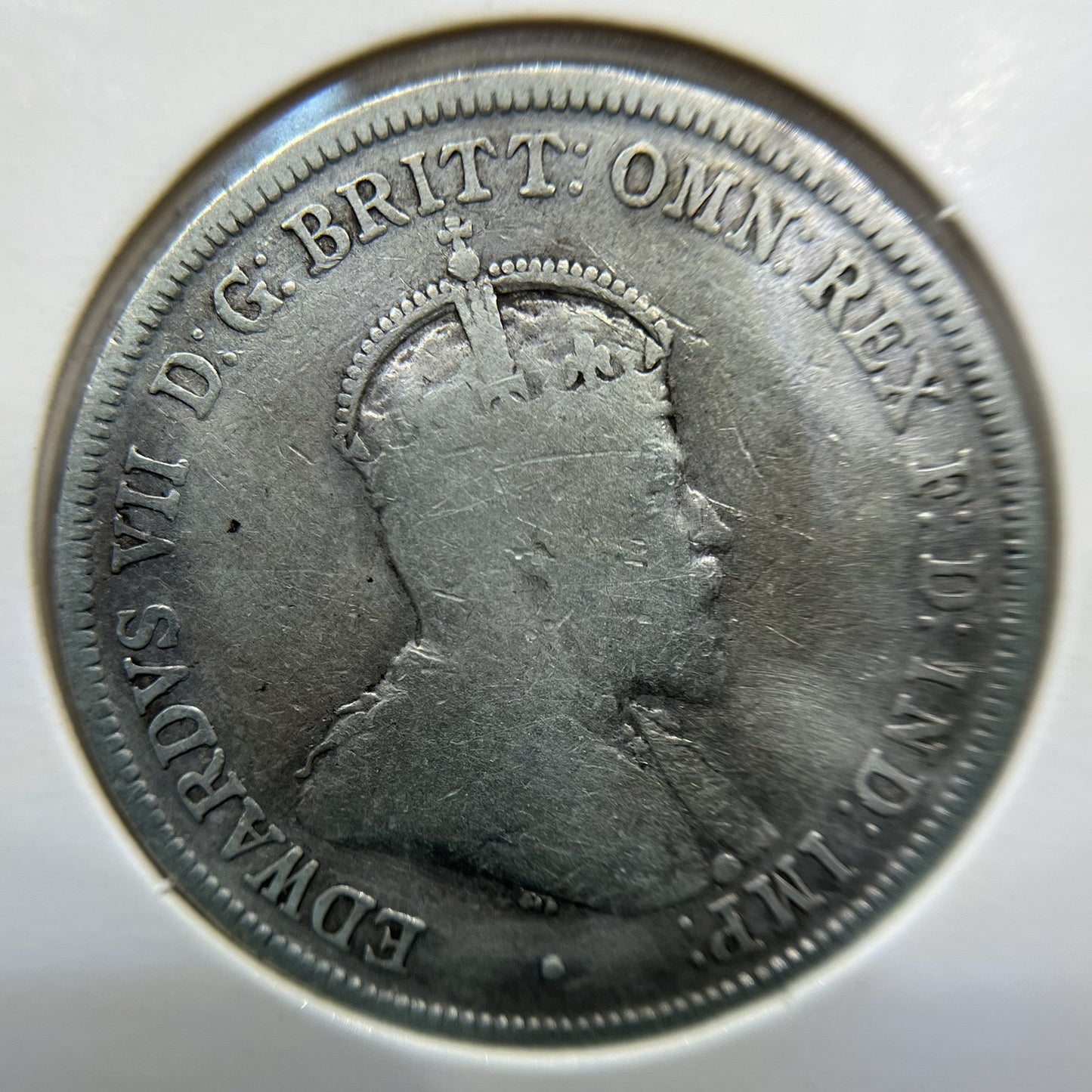 1910 Florin Coin - Very Good or Better - Edward VII Silver Predecimal First Year