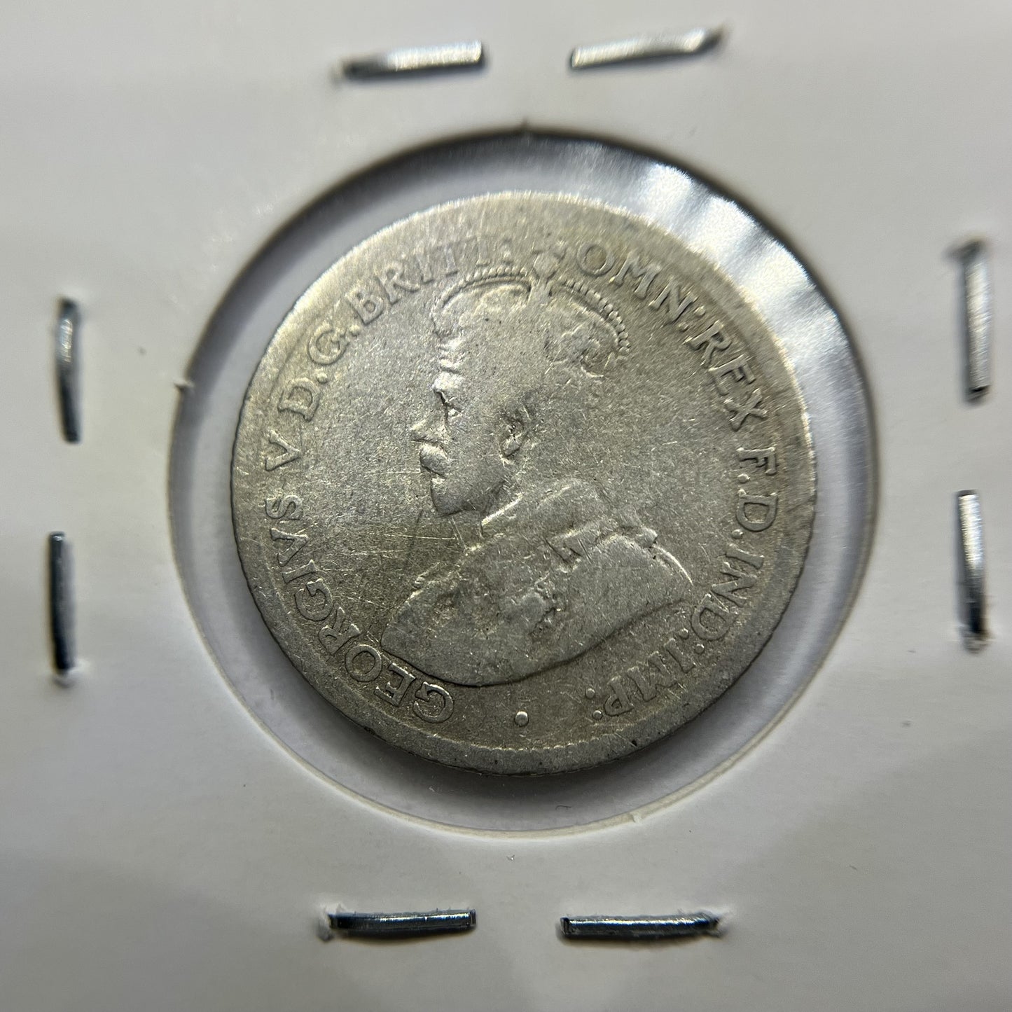 1923 Sixpence Coin - Very Good - George V Silver Predecimal Australian