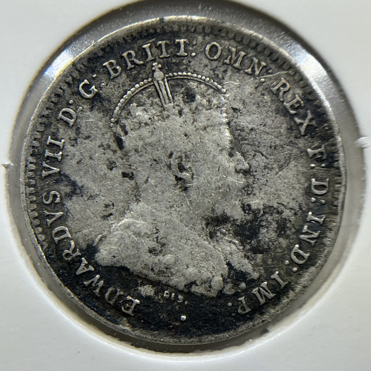 1910 Threepence Coin - Very Fine - Silver Predecimal Edward VII