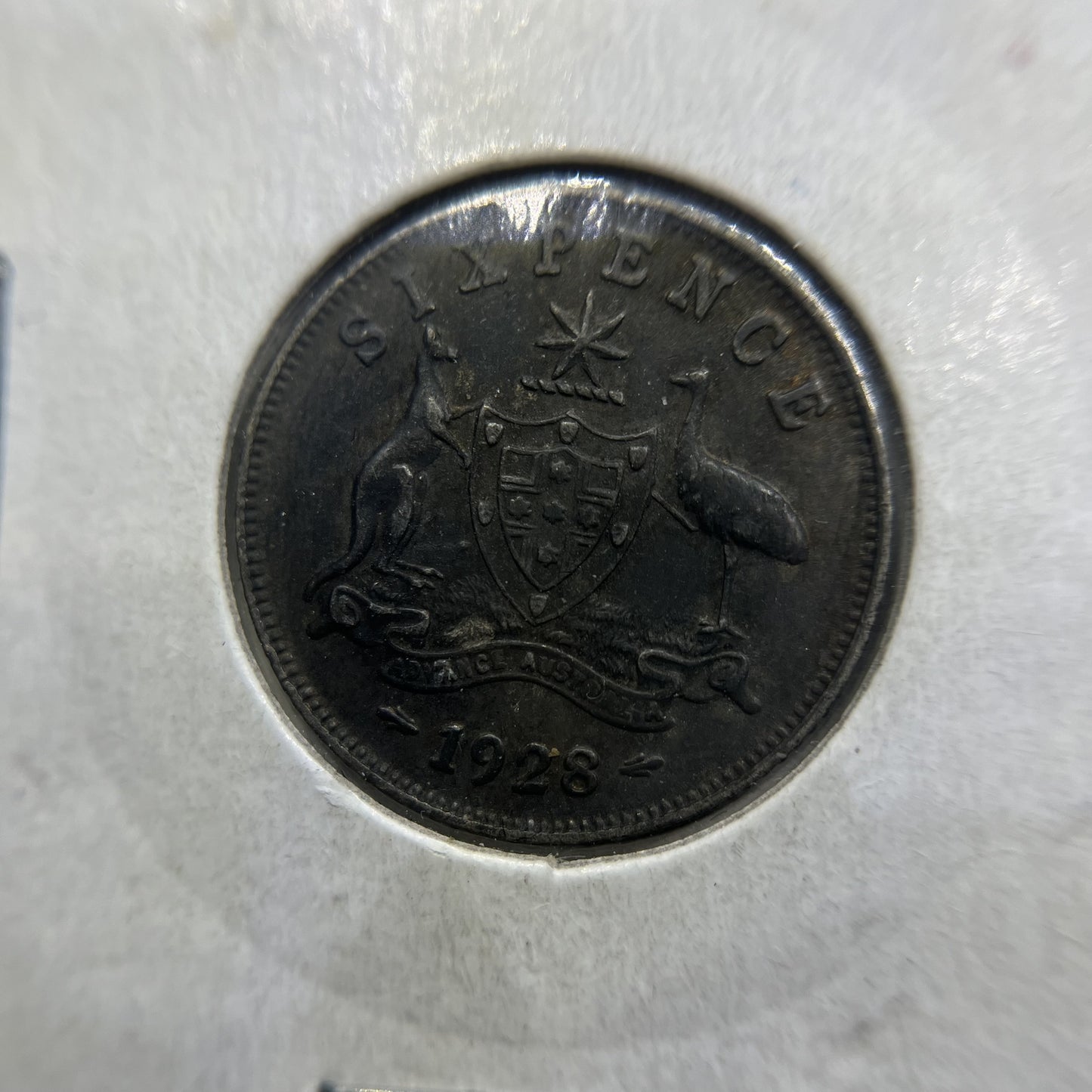 1928 Sixpence Coin - good Very Fine - George V Silver Predecimal