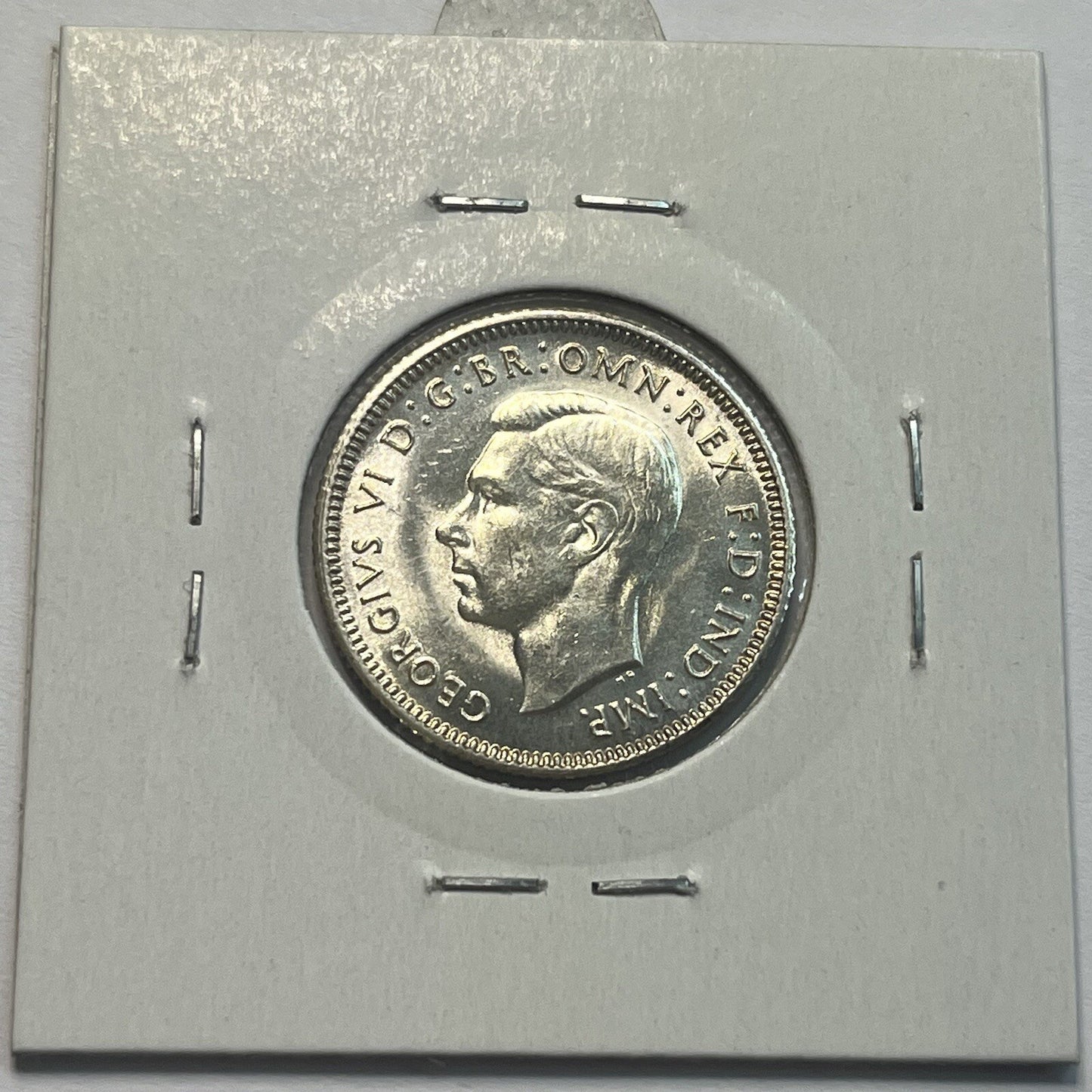 1943 s Shilling Coin - Choice Uncirculated - George VI Silver Predecimal