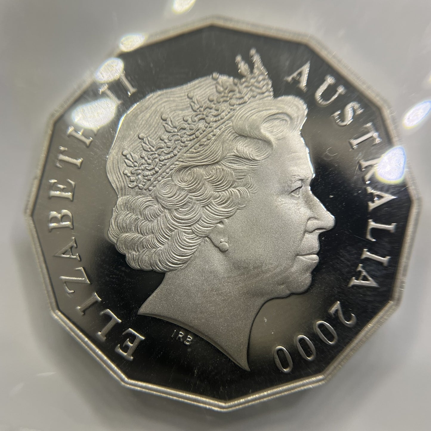2000 Fifty 50 Cent Coin - Millennium Coloured - Elizabeth II Ex Proof Set