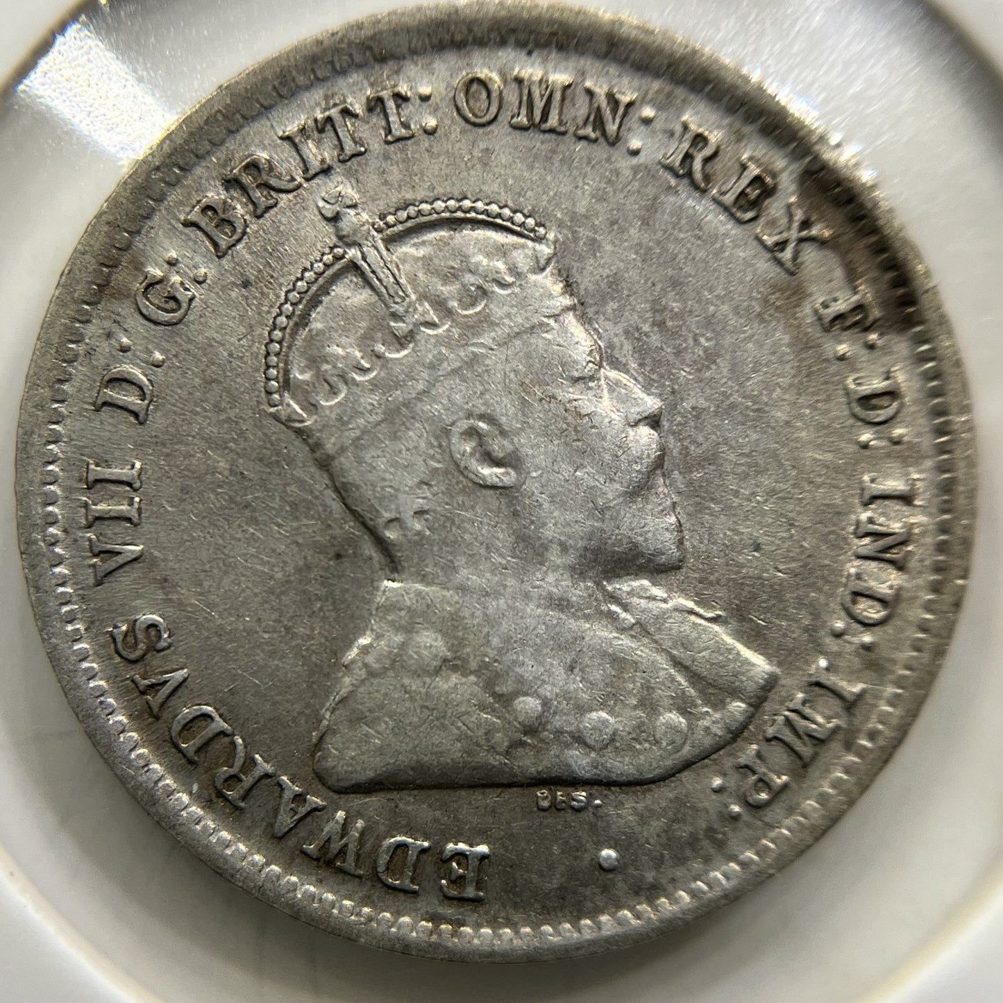 1910 Sixpence Coin - good Very Fine - Silver Edward VII