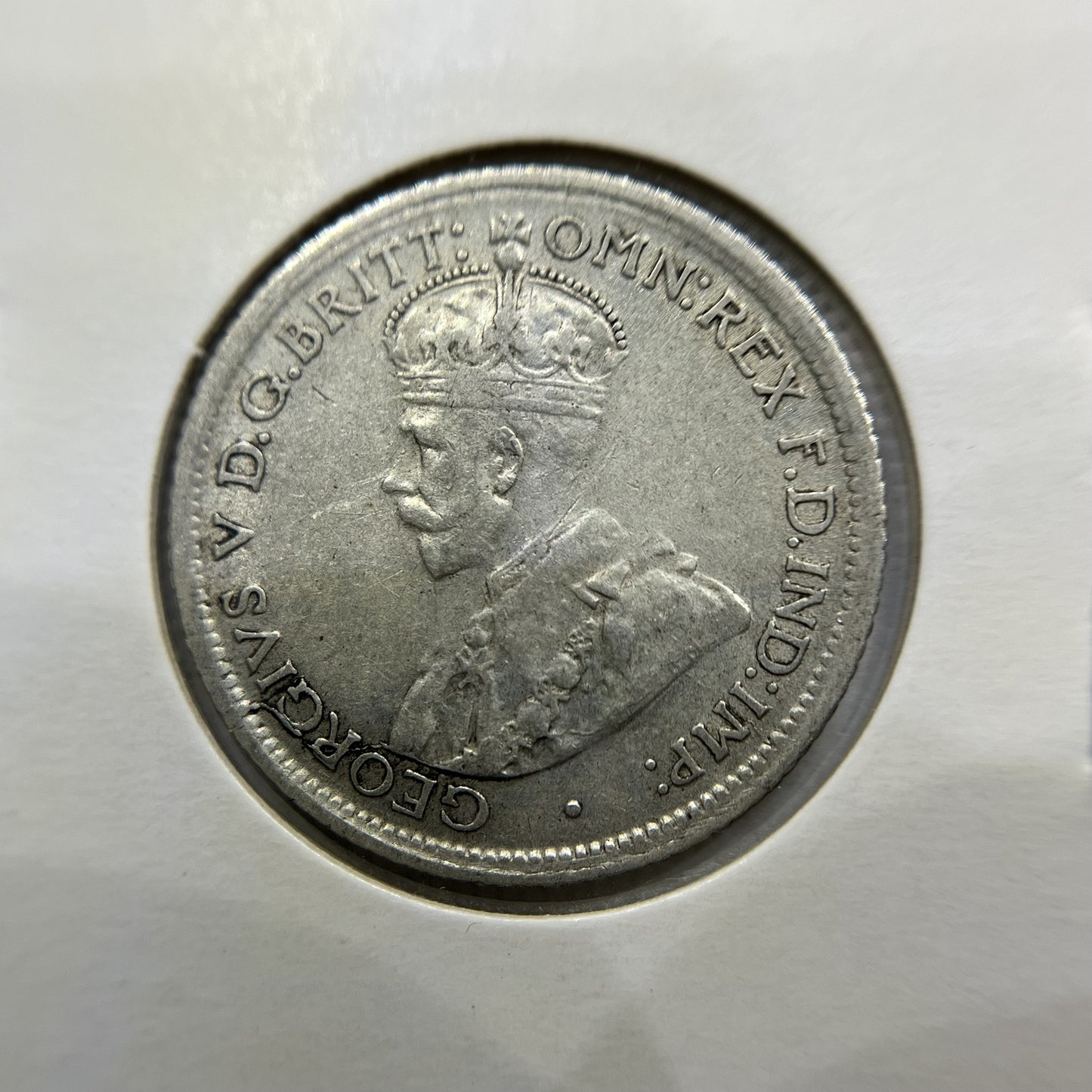 1923 Sixpence Coin - good Very Fine - George V Silver Predecimal