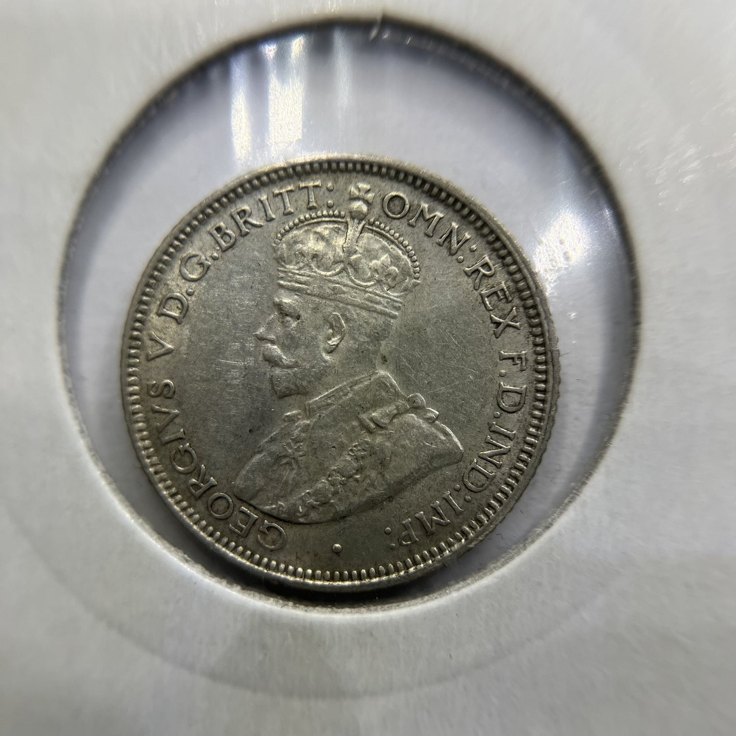 1928 Sixpence Coin - almost Extremely Fine - George V Silver Predecimal