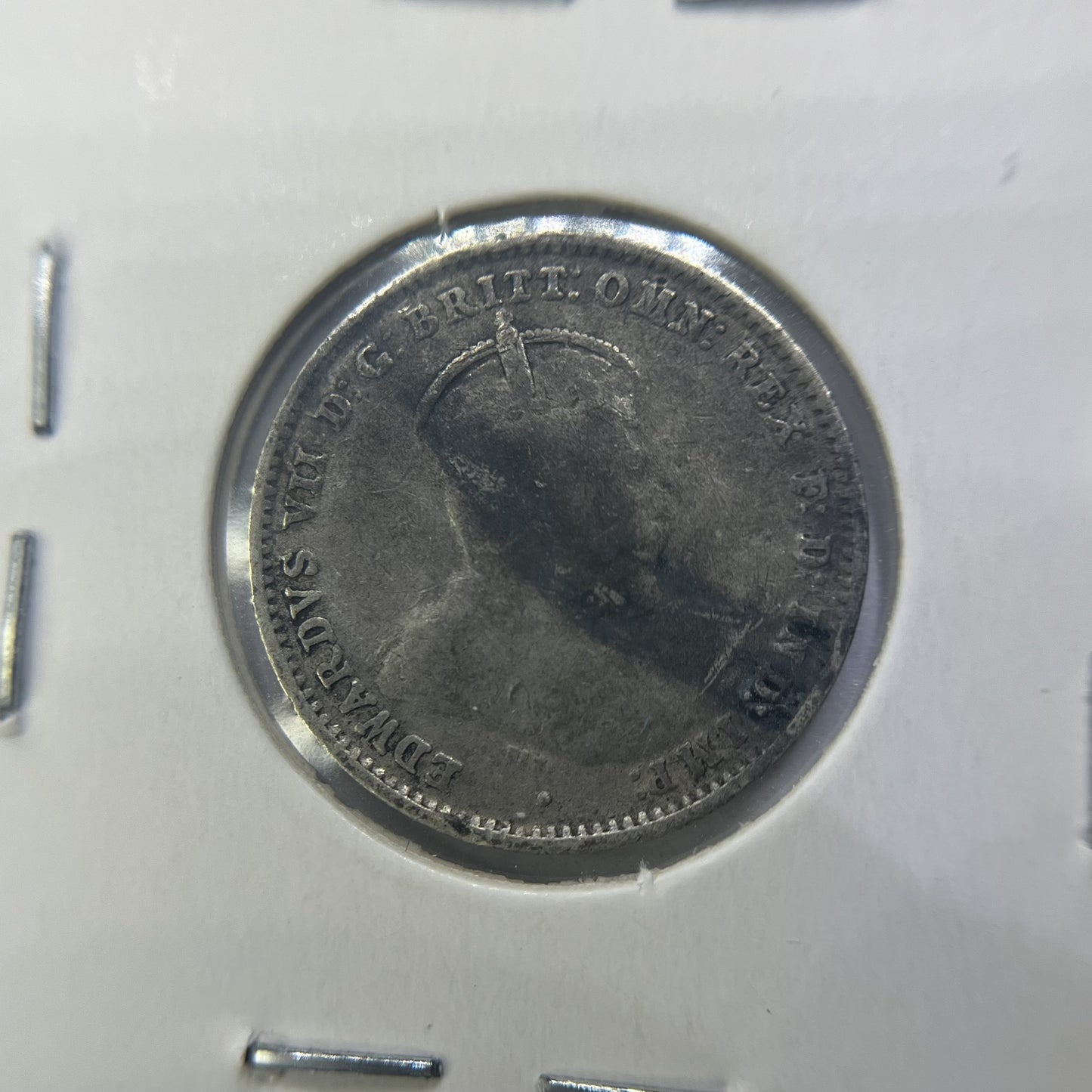 1910 Threepence Coin - almost Very Fine - Edward VII Silver Predecimal