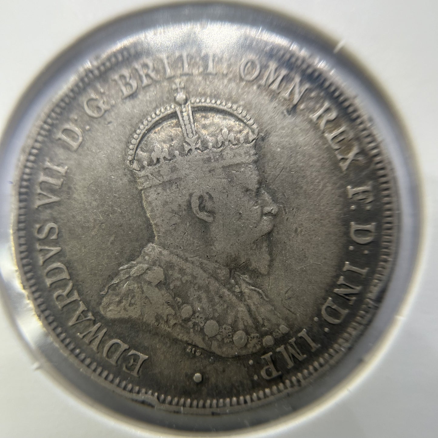 1910 Florin Coin - good Very Fine - Edward VII Silver Predecimal First Year