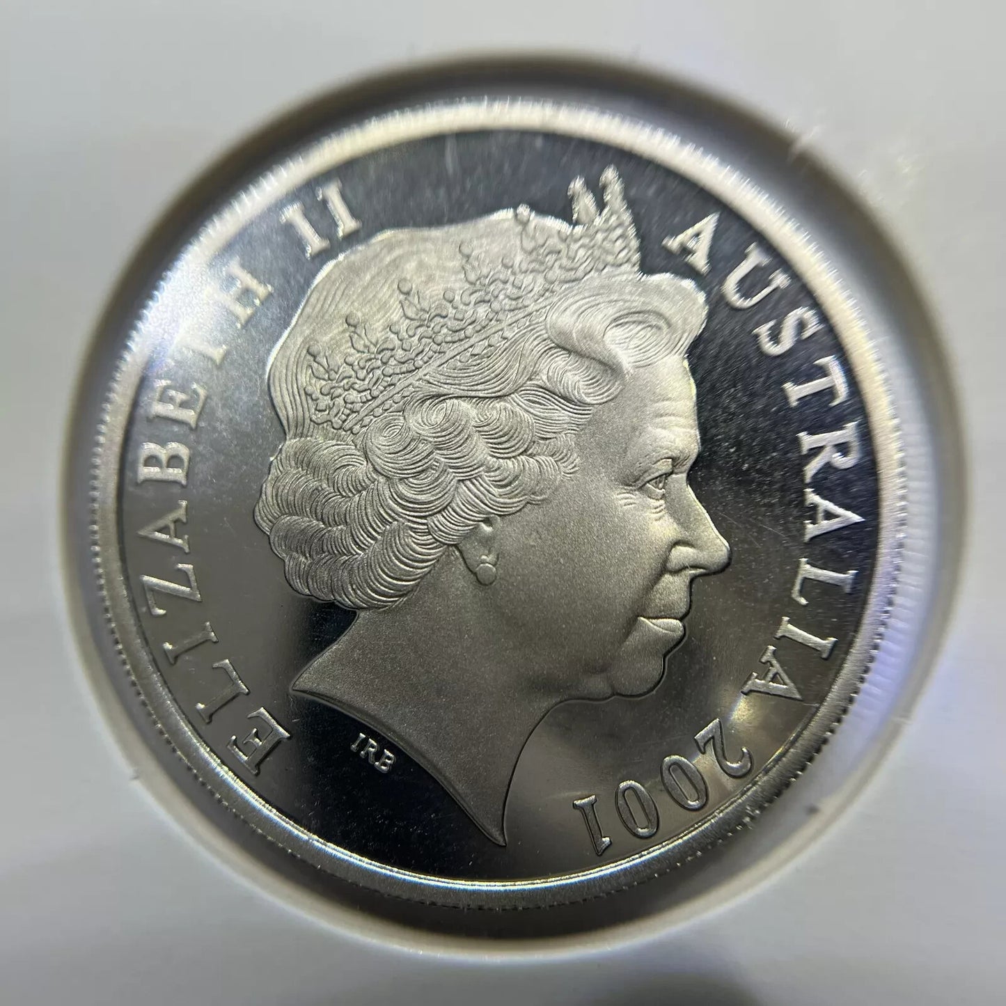 2001 Twenty 20 Cent Coin - Ex Proof Set - Elizabeth II in 2x2