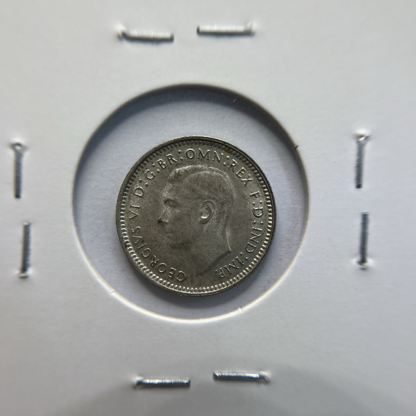 1942 s Threepence Coin - Extremely Fine - George VI Silver Predecimal