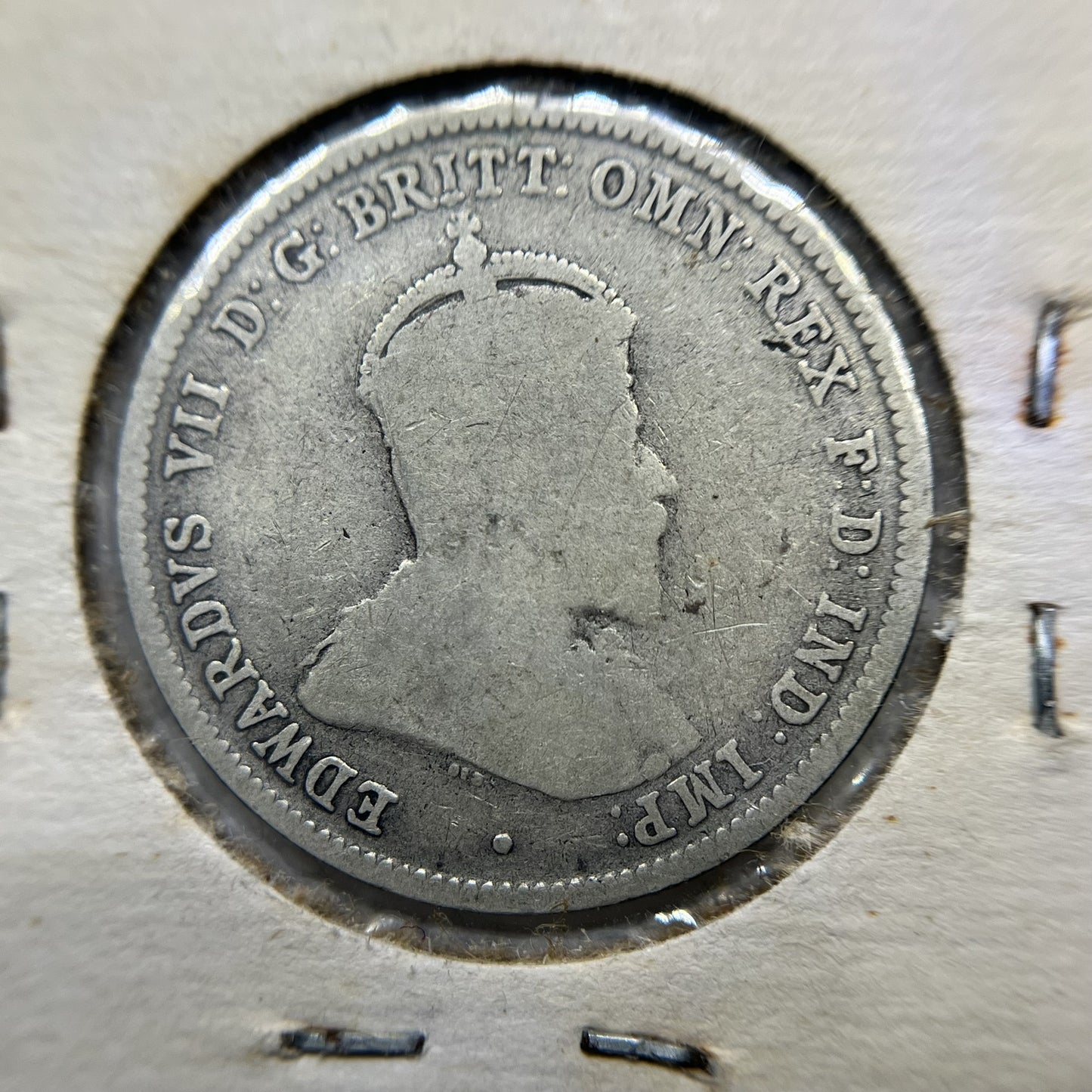 1910 Shilling Coin - Very Good - Silver Predecimal Edward VII