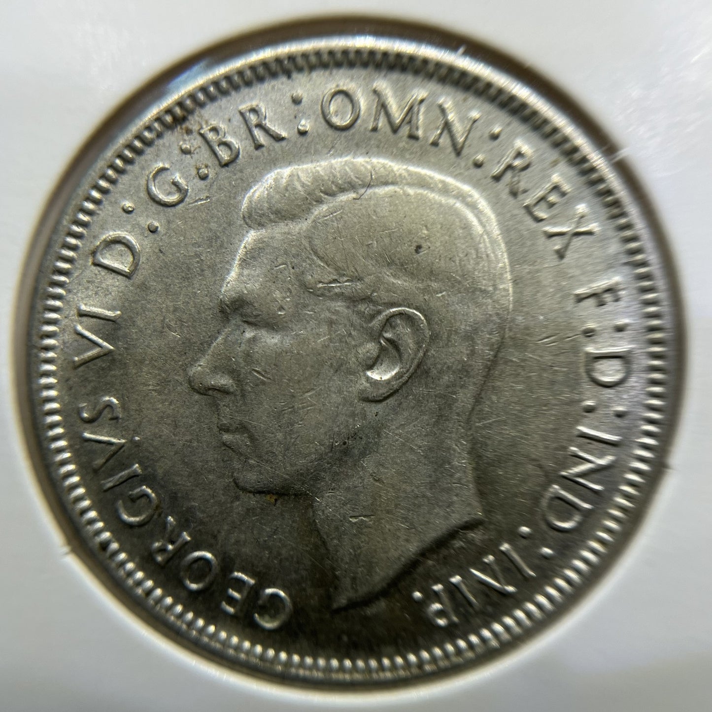 1943 s Florin Coin - good Very Fine - George VI Silver