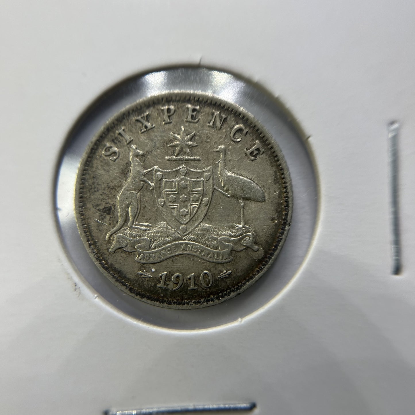1910 Sixpence Coin - gVF / aExtremely Fine - Edward VII Silver Predecimal