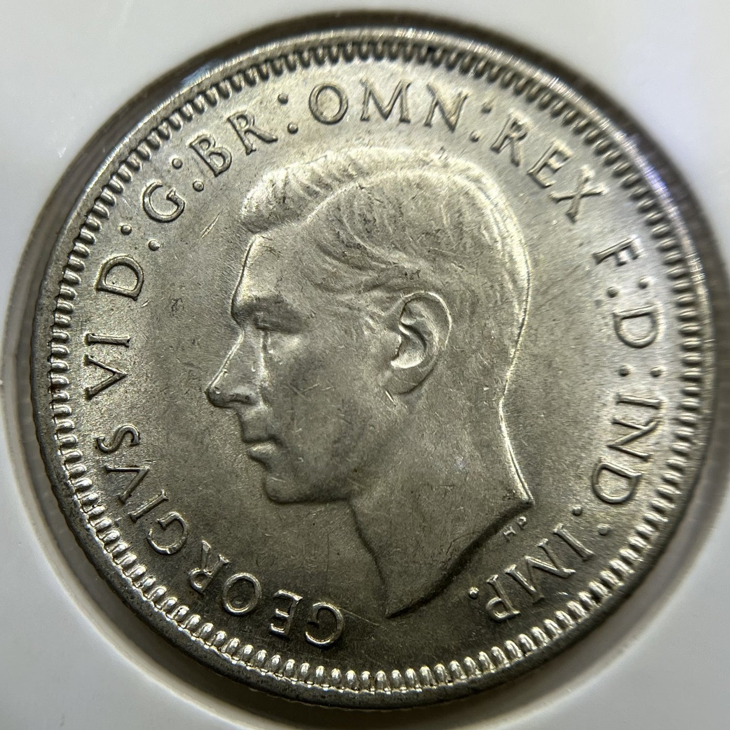 1942 s Shilling Coin - Uncirculated - George V Silver Predecimal
