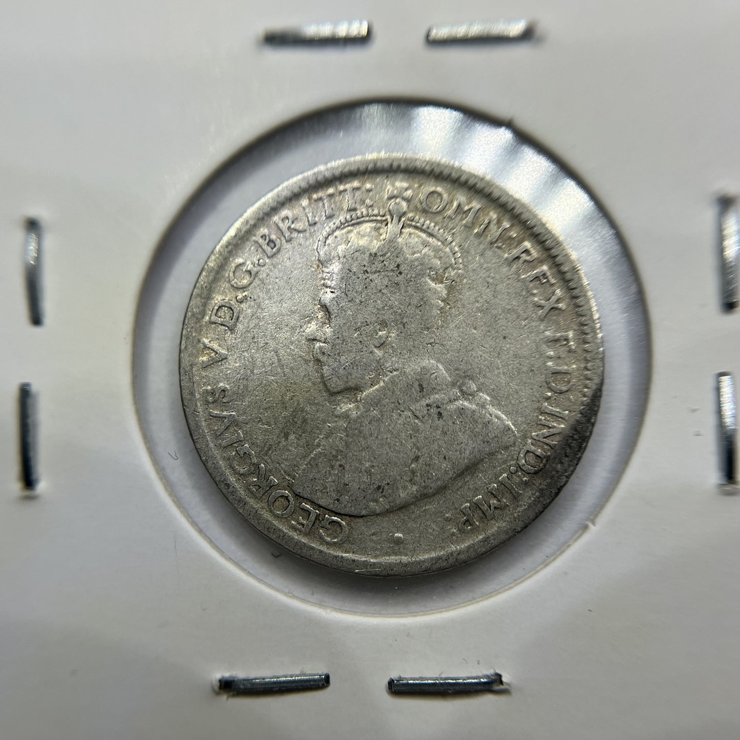 1924 Sixpence Coin - Very Good - George V Silver Predecimal Australian