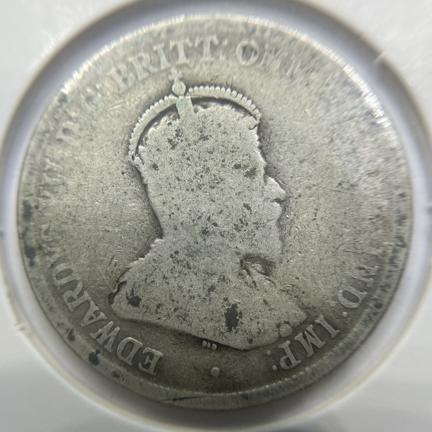 1910 Florin Coin - Good - Edward VII Silver Predecimal First Year of Issue