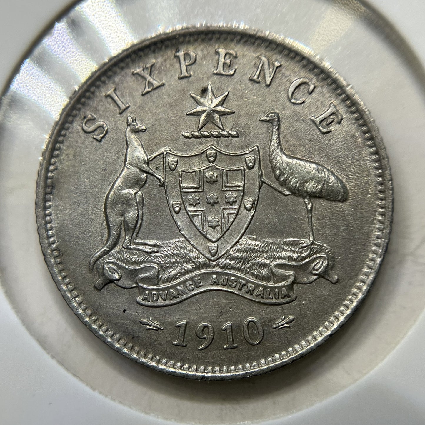 1910 Sixpence Coin - Extremely Fine - Edward VII Silver Predecimal
