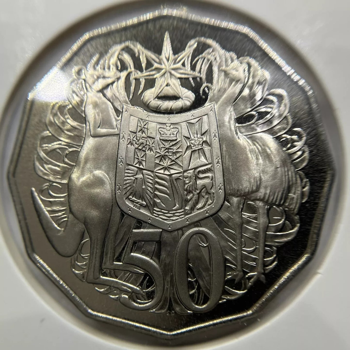 1975 Fifty 50 Cent Coin - Ex Proof Set - Elizabeth II Australia