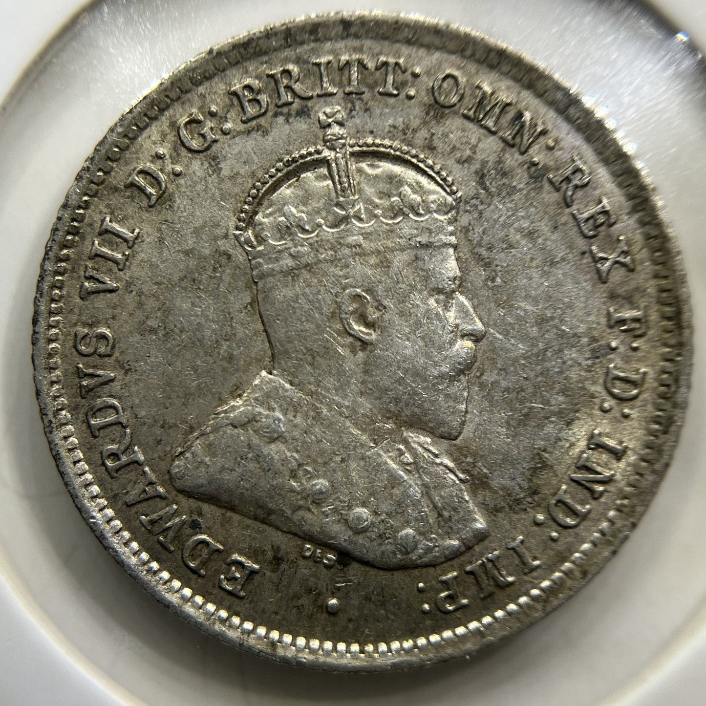1910 Sixpence Coin - Extremely Fine - Silver Edward VII