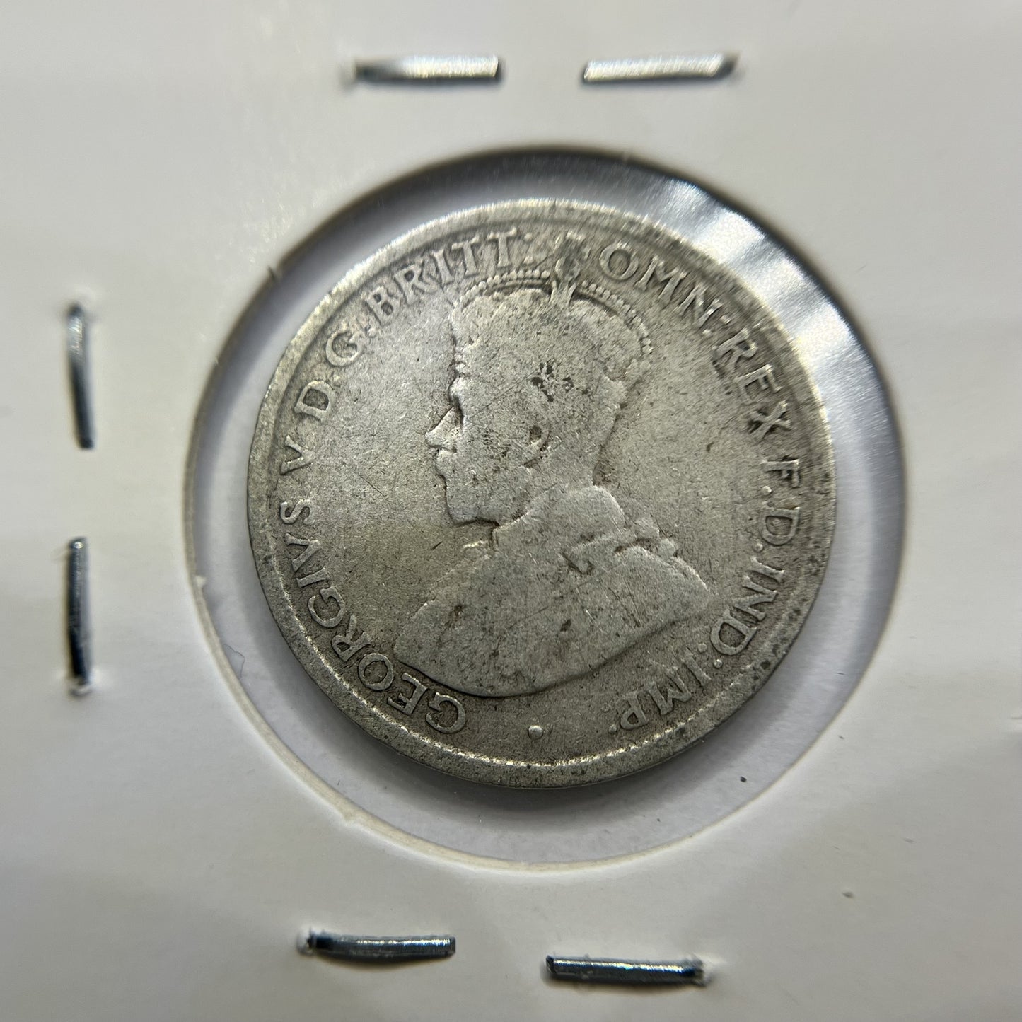 1923 Sixpence Coin - Very Good - George V Silver Predecimal Australian