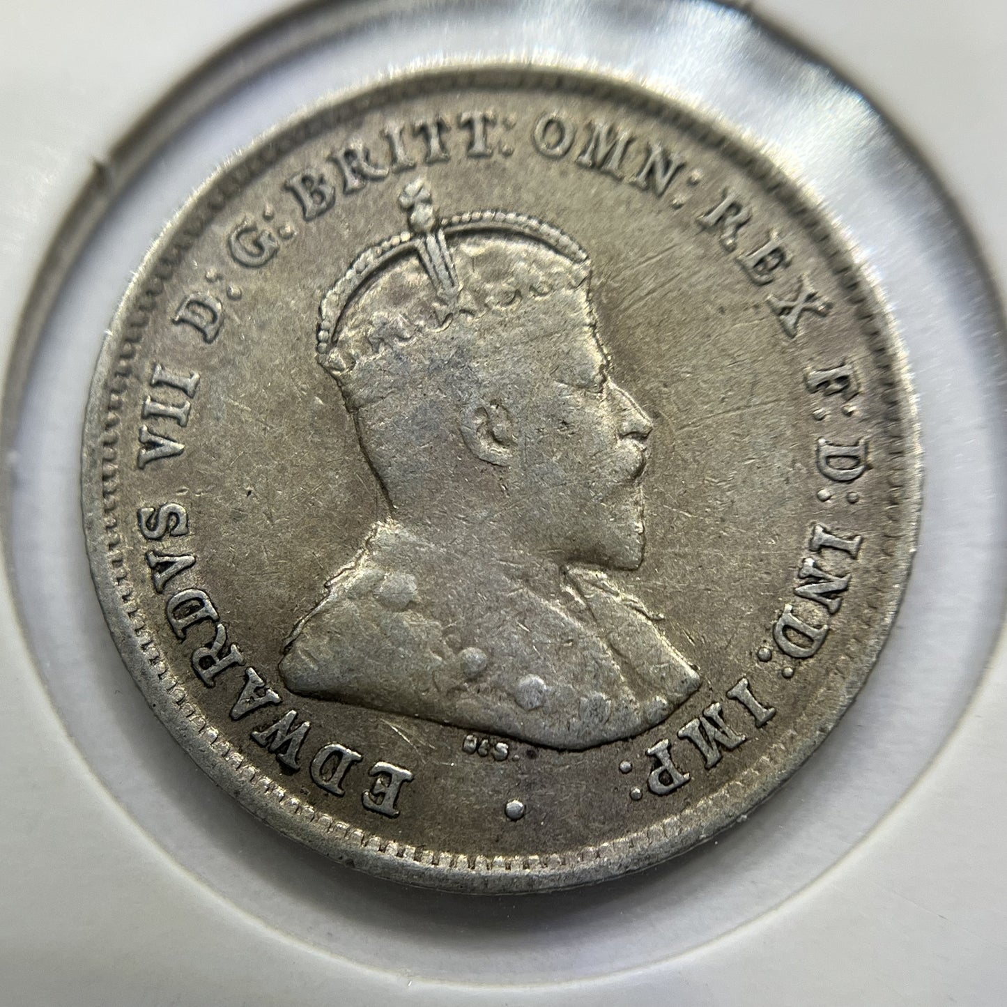 1910 Sixpence Coin - good Very Fine - Edward VII Silver Predecimal