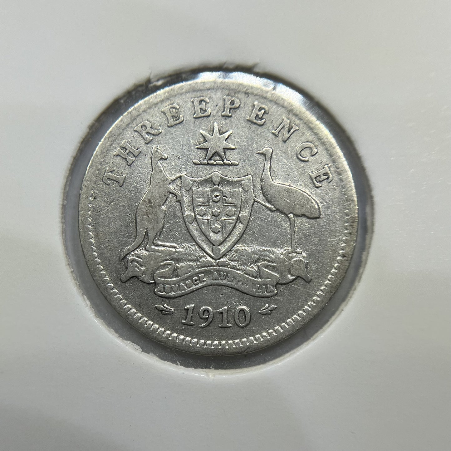 1910 Threepence Coin - Fine - Silver Predecimal Edward VII