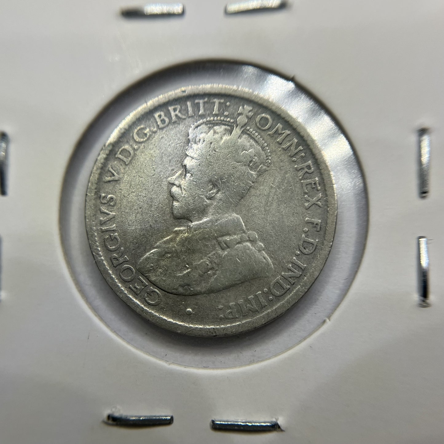 1923 Sixpence Coin - Fine - George V Silver Predecimal Australian