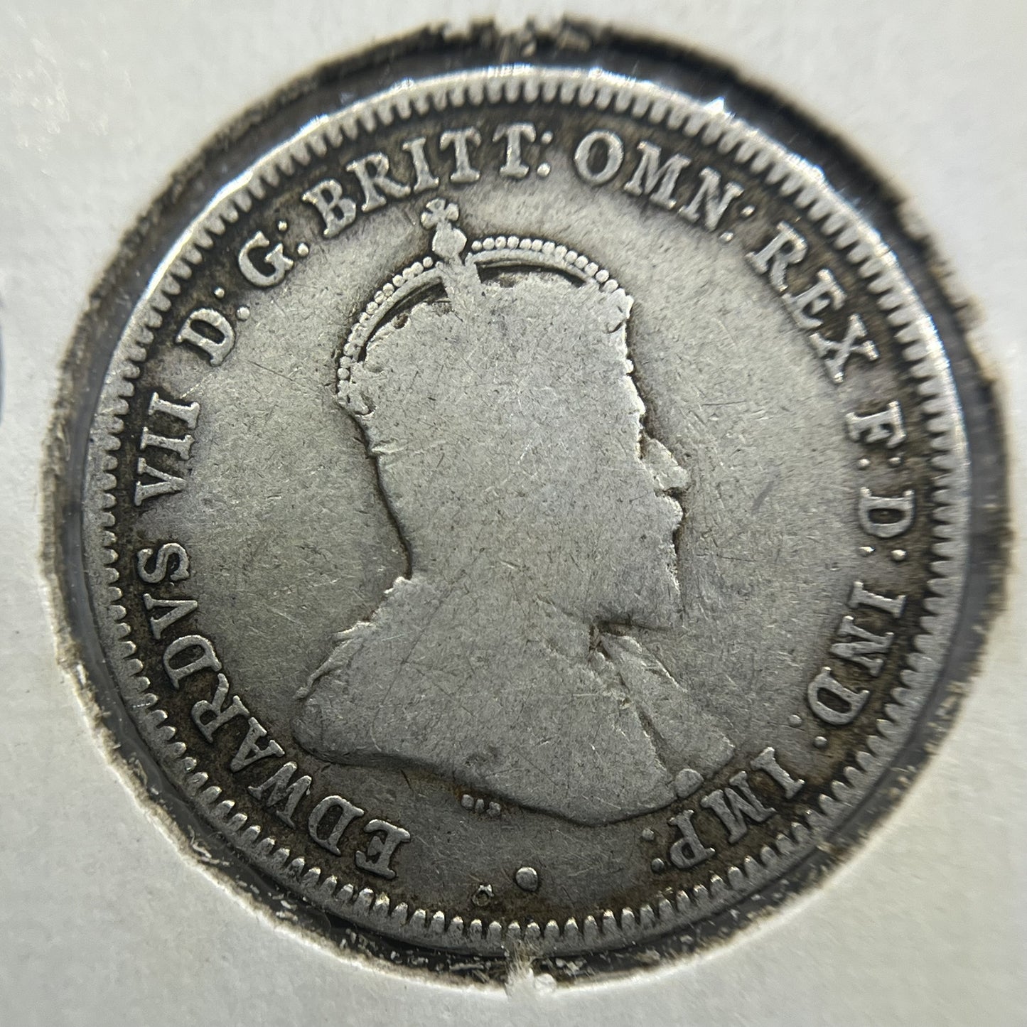 1910 Shilling Coin - Very Good - Edward VII Silver Predecimal First Year