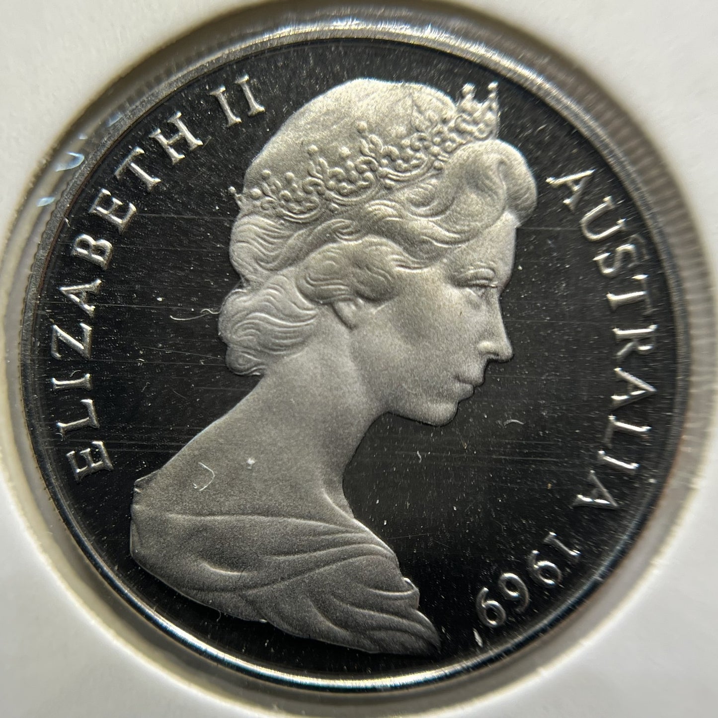1969 Ten 10 Cent Coin - Ex Proof Set - Proof Elizabeth II