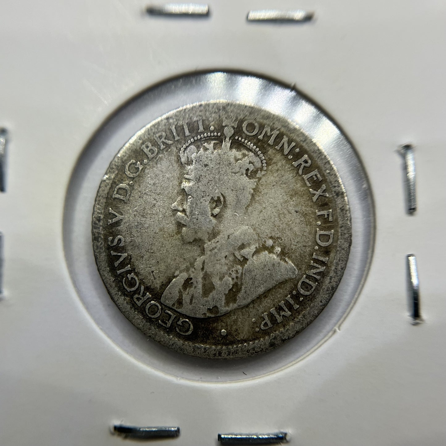 1923 Sixpence Coin - Very Good - George V Silver Predecimal Australian