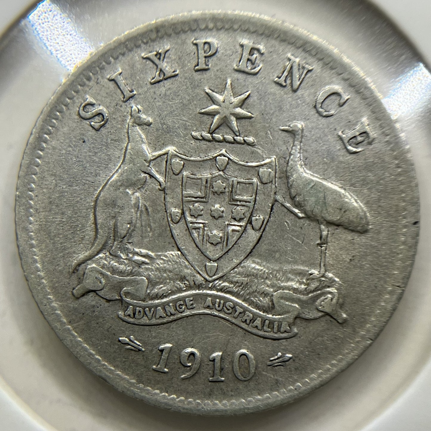 1910 Sixpence Coin - Extremely Fine - Silver Predecimal Edward VII