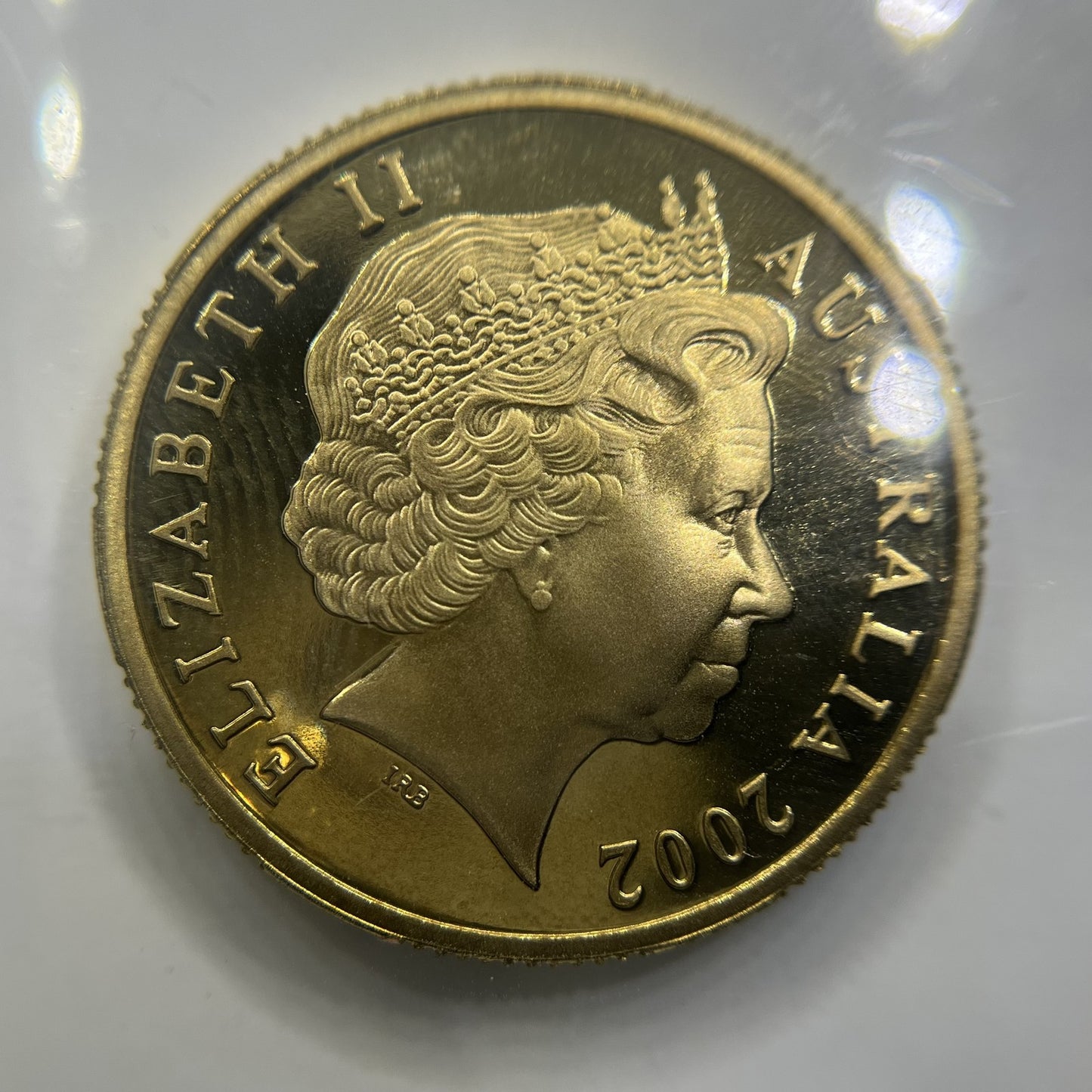2002 One Dollar $1 Coin - Year of the Outback - Coloured Ex Proof Set