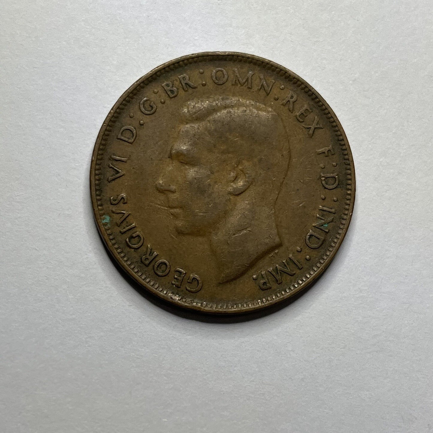 1943 Penny Coin - Australian King George VI Better than Circulated Predecimal