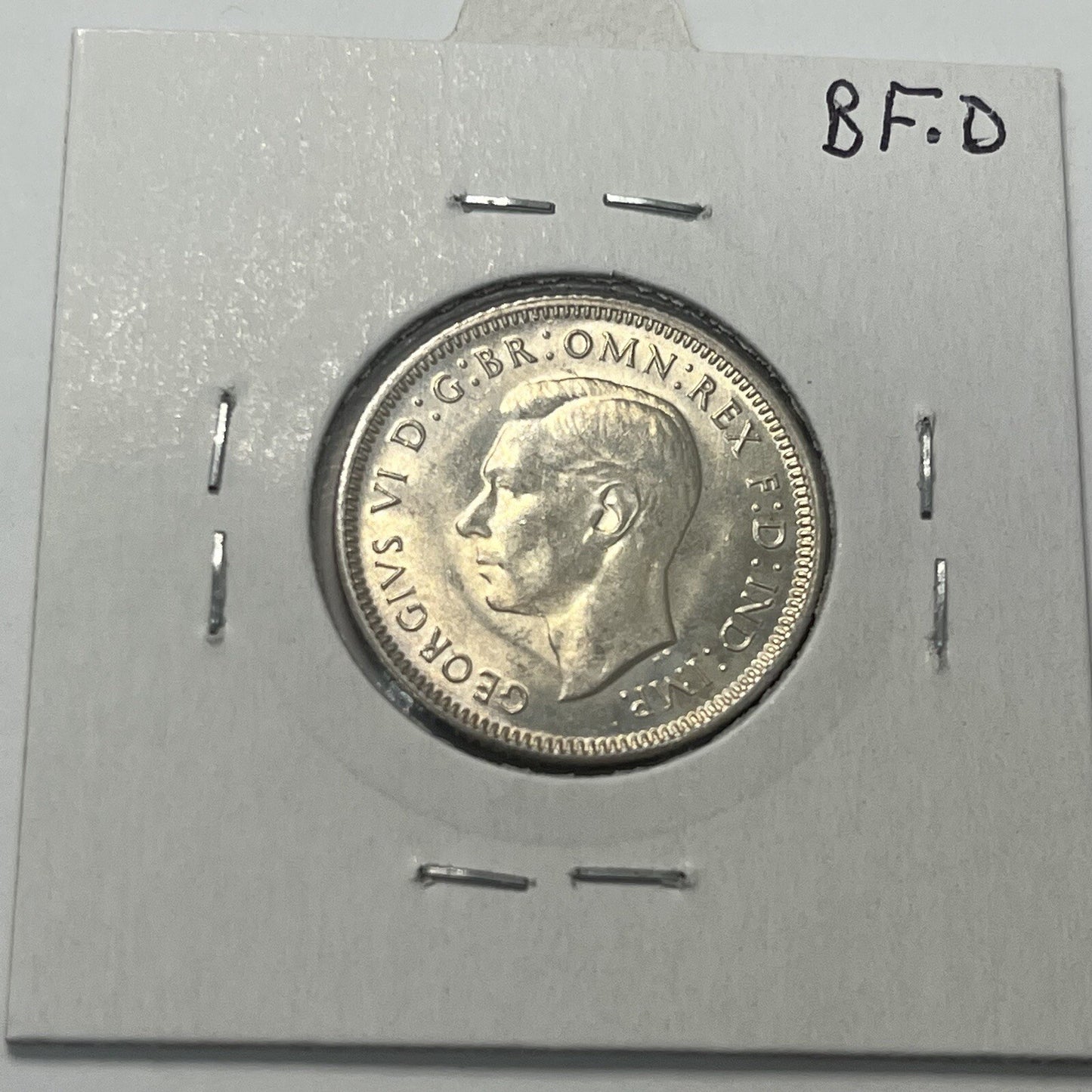 1943 s Shilling Coin - Choice Uncirculated ChUNC - Silver Predecimal George VI