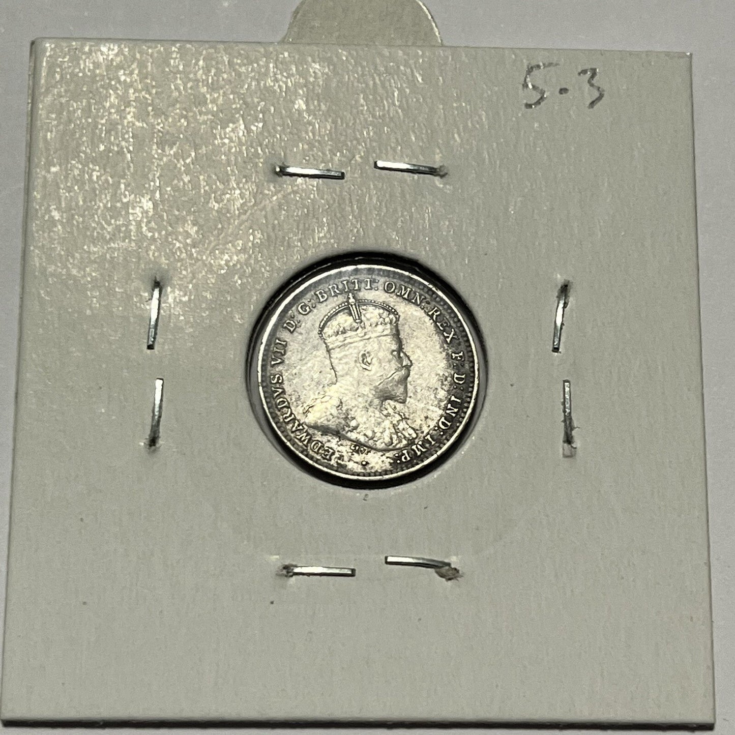 1910 Threepence Coin - Silver Predecimal Australian Coin - Good Very Fine