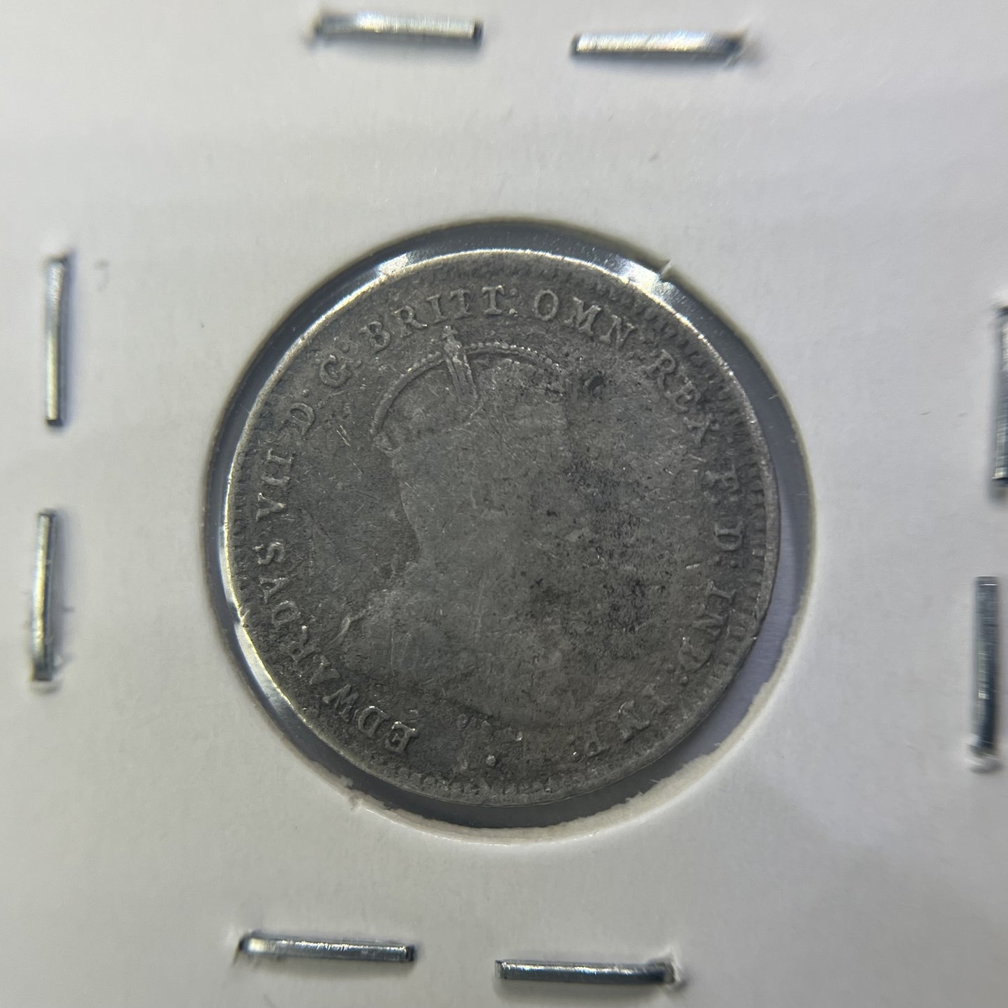 1910 Threepence Coin - almost Very Fine - Edward VII Silver Predecimal