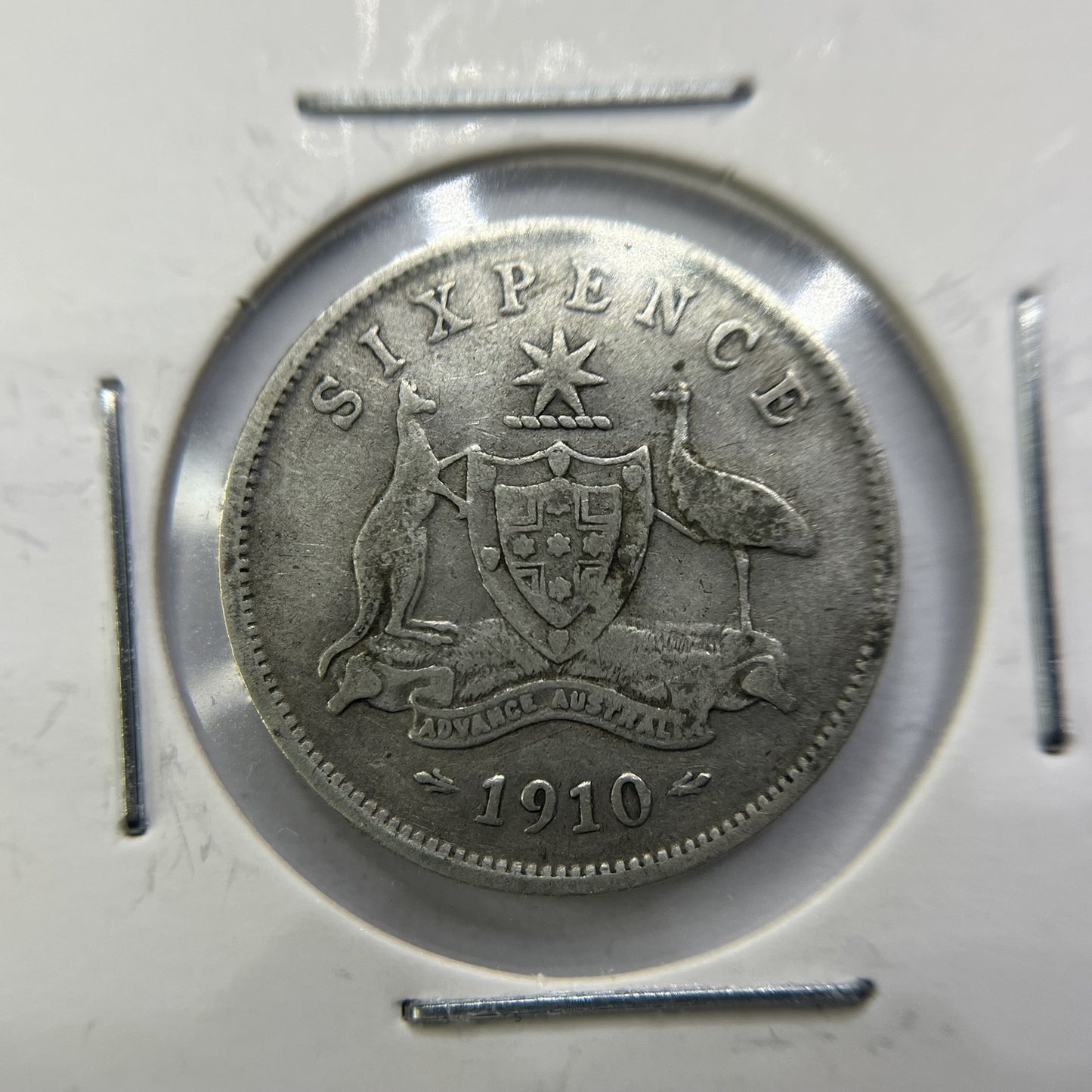1910 Sixpence Coin - Very Fine - Edward VII Silver Predecimal