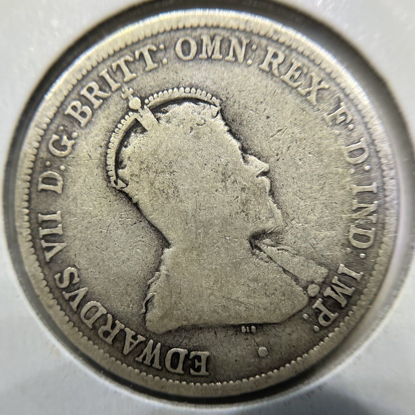 1910 Florin Coin - Very Good - King Edward VII Predecimal Silver