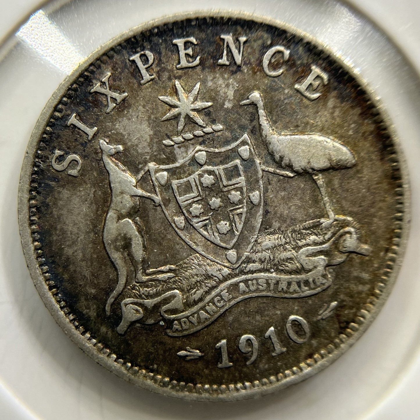 1910 Sixpence Coin - Very Fine - Silver Edward VII