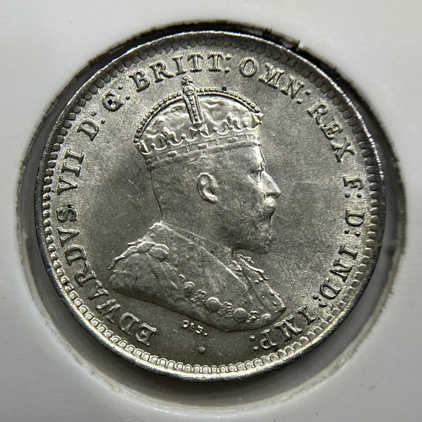 1910 Threepence Coin - Choice Uncirculated Superb - Silver Edward VII