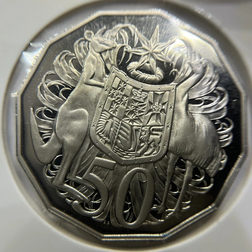1986 Fifty 50 Cent Coin - Ex Proof Set - Elizabeth II Australia