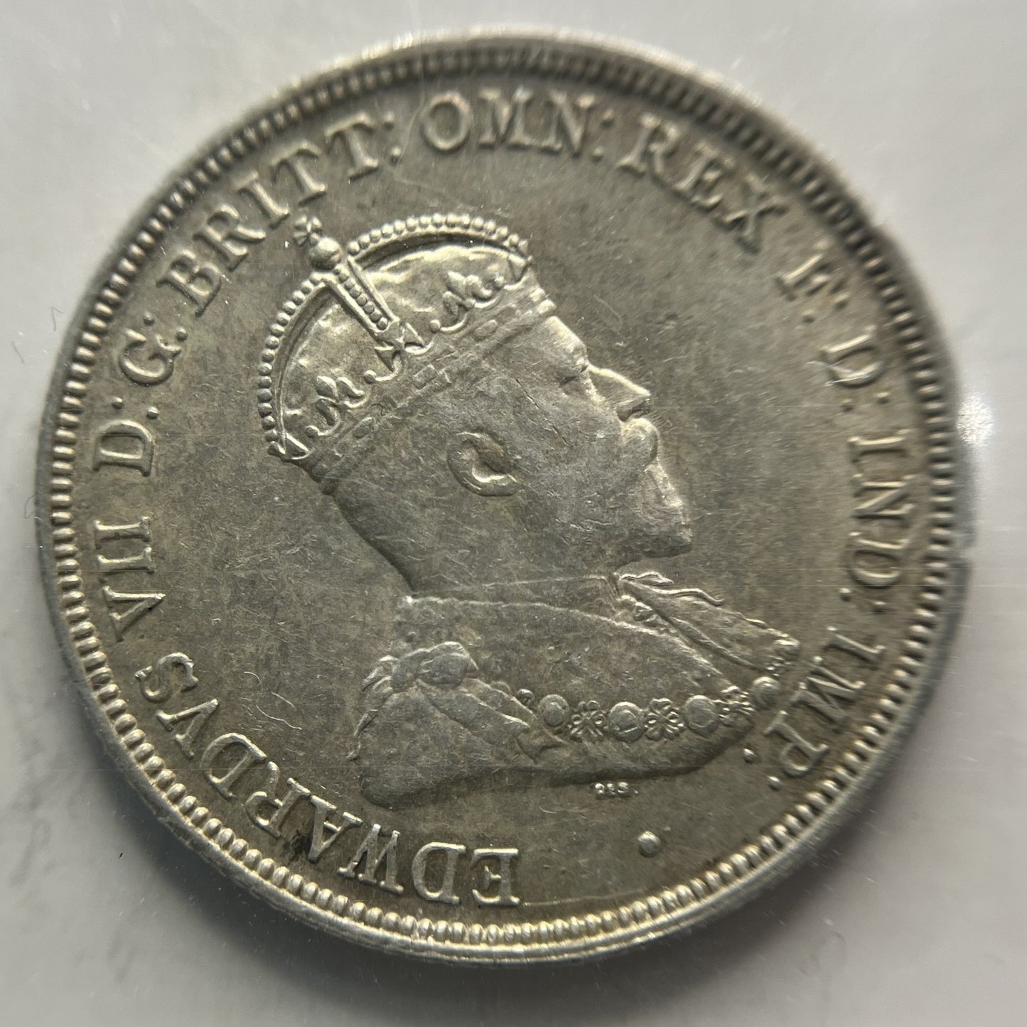 1910 Florin Coin - Extremely Fine - Edward VII Silver Rare in This Grade
