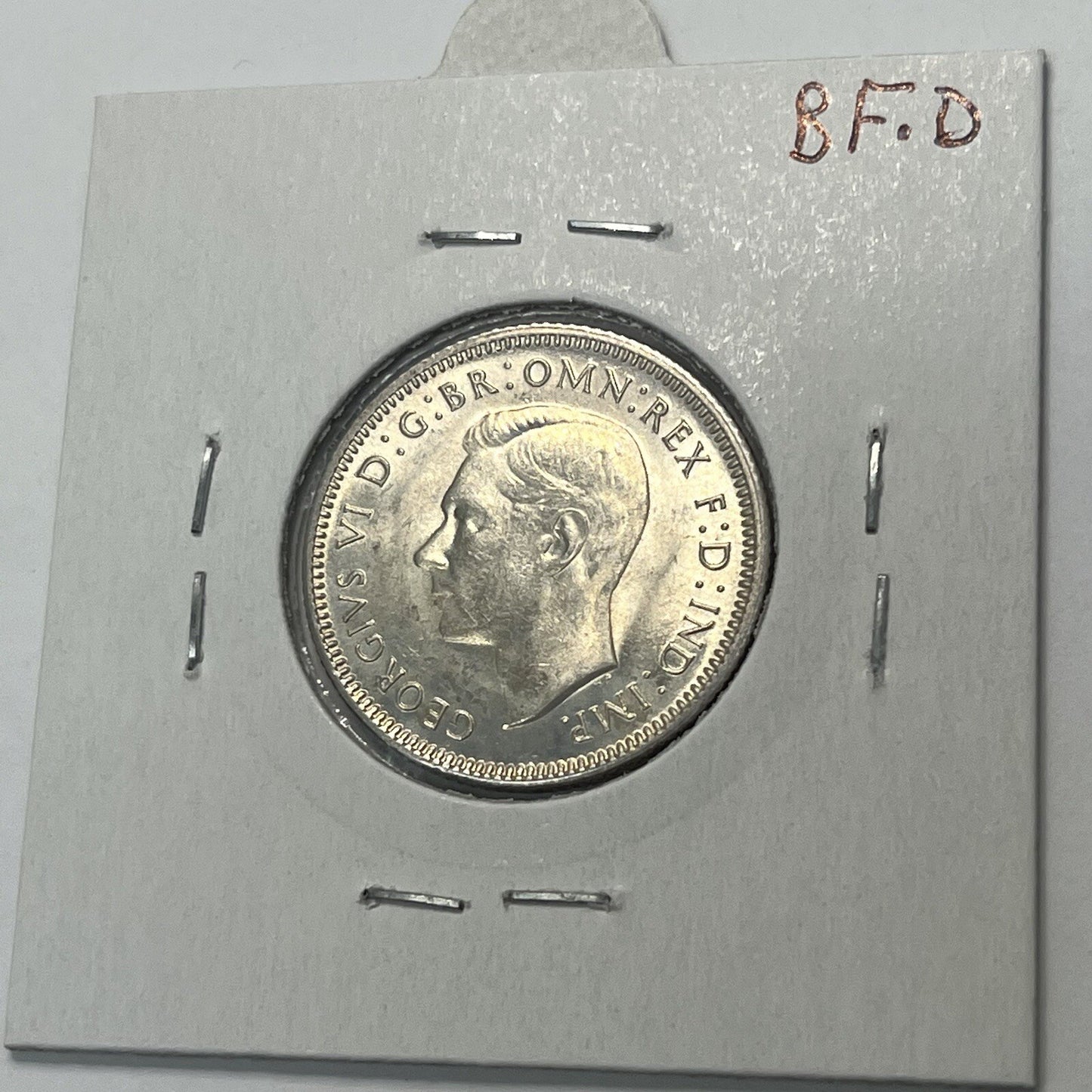 1943 s Shilling Coin - Choice Uncirculated ChUNC - Silver Predecimal George VI
