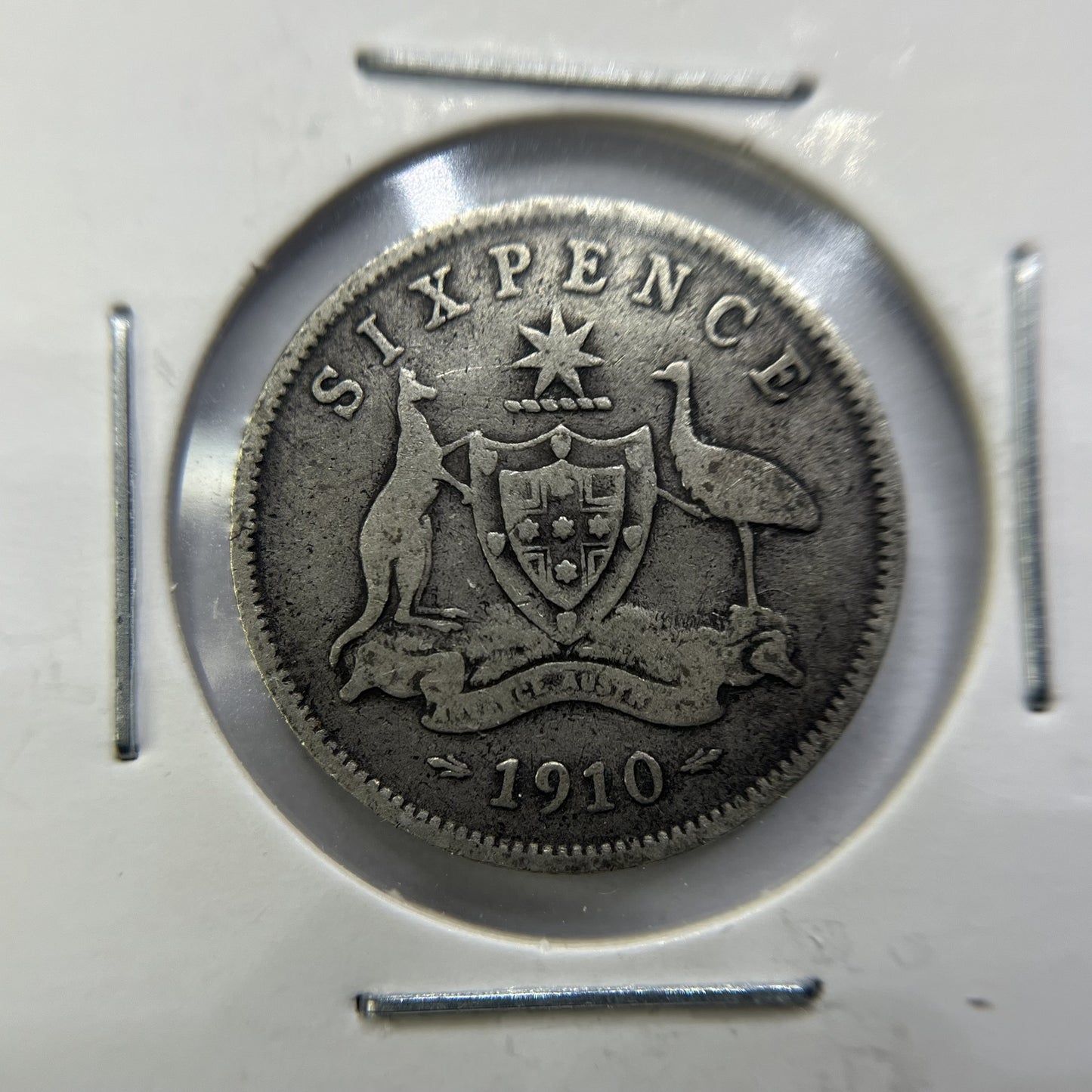 1910 Sixpence Coin - Very Fine - Edward VII Silver Predecimal