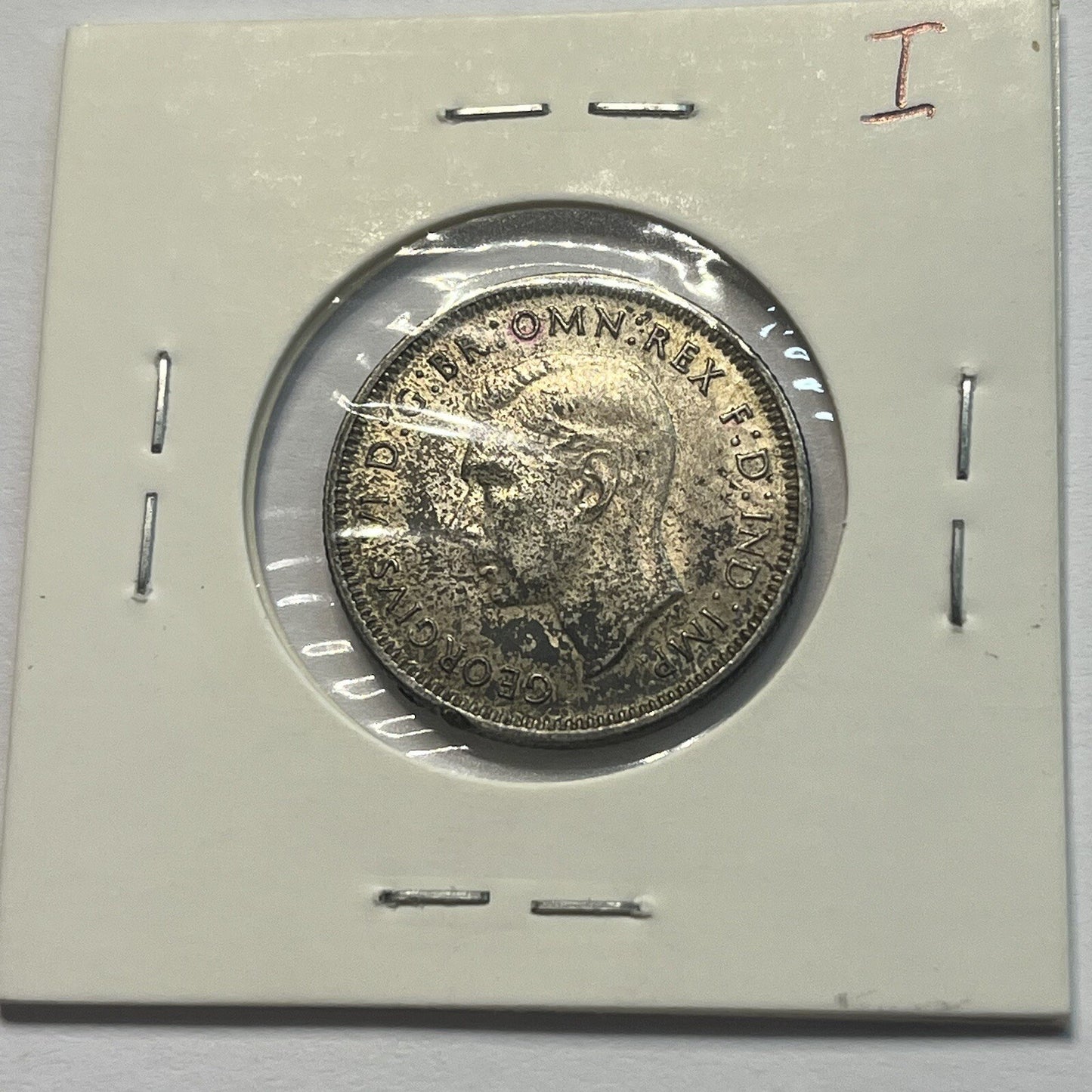 1942 s Shilling Coin - Uncirculated - George VI Silver Predecimal