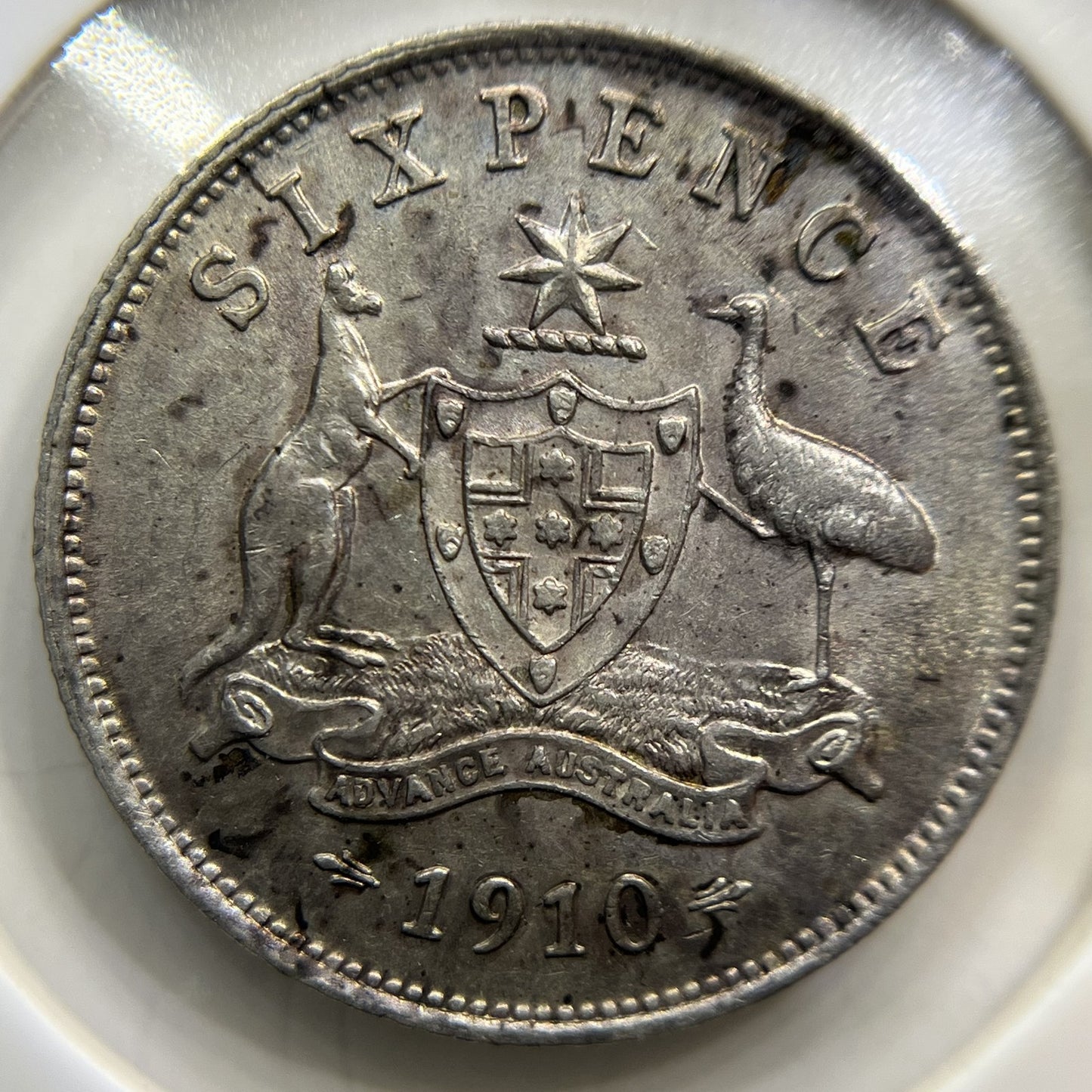 1910 Sixpence Coin - Extremely Fine - Silver Edward VII