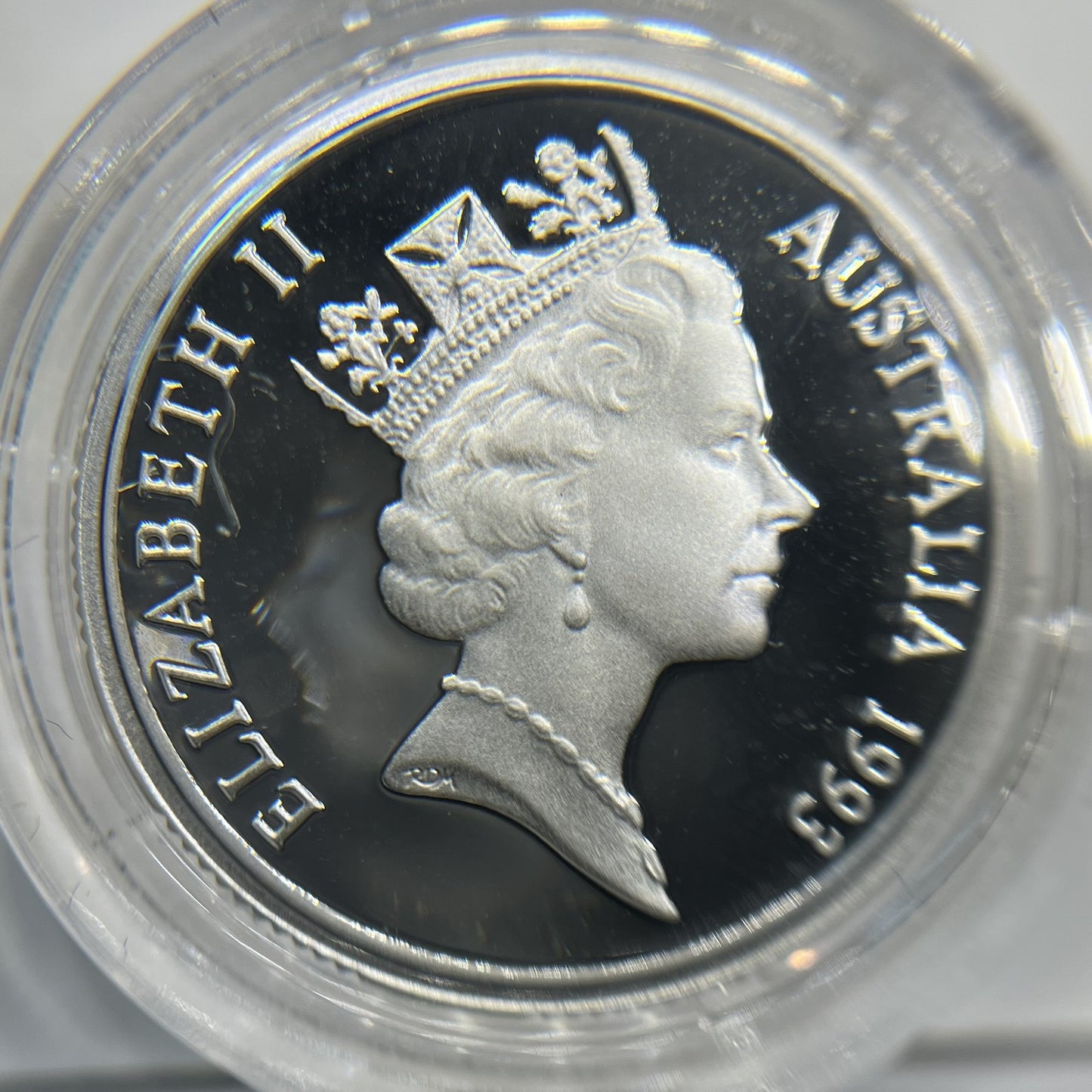 1993 $1 One Dollar Landcare Silver Coin - Proof - Elizabeth II