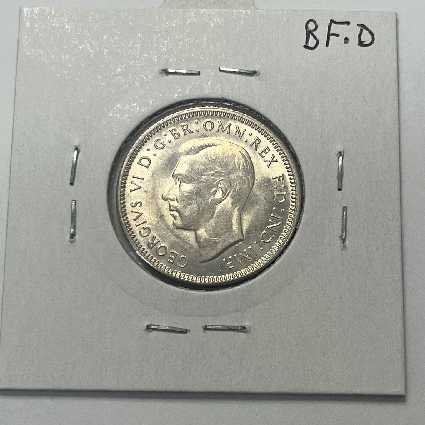 1943 s Shilling Coin - Choice Uncirculated ChUNC - Silver Predecimal George VI